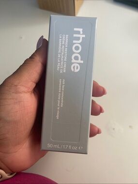 RHODE Barrier Restore Cream — Light Gray Packaging
